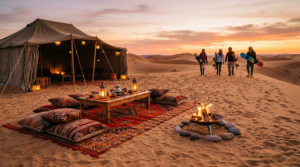 Sunset Sandboarding, Camel Ride & BBQ Dinner in Agadir