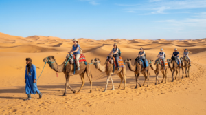 Sunset Sandboarding, Camel Ride & BBQ Dinner in Agadir