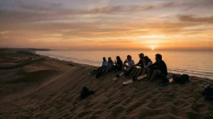 Agadir Sunset Sandboarding with BBQ Dinner in the Desert
