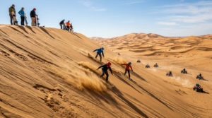 Sunset Sandboarding with Canyon Visit, Quad Bike & Moroccan BBQ Dinner