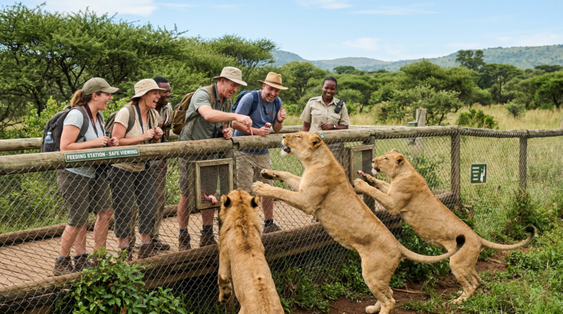 lions park with croco parc