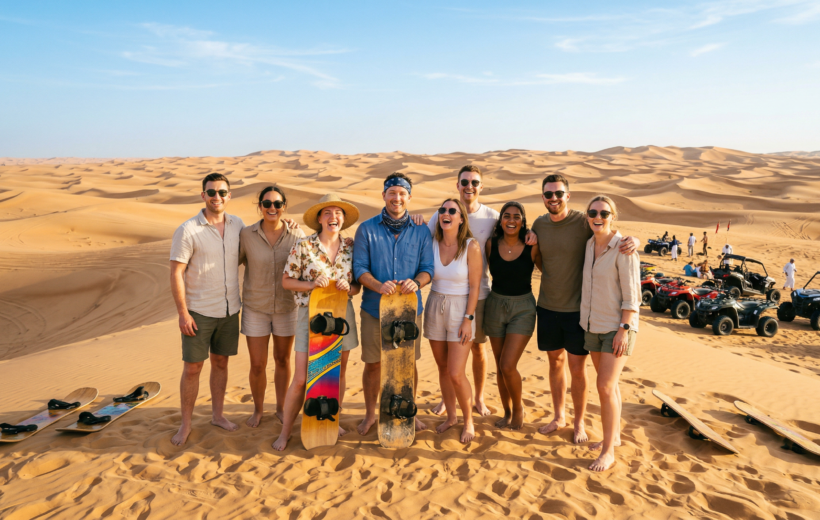 Sunset Sandboarding with Canyon Visit, Quad Bike & Moroccan BBQ Dinner