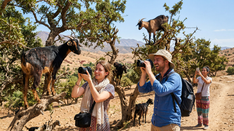 Argan Tree-Climbing Goats Morning Tour From Agadir