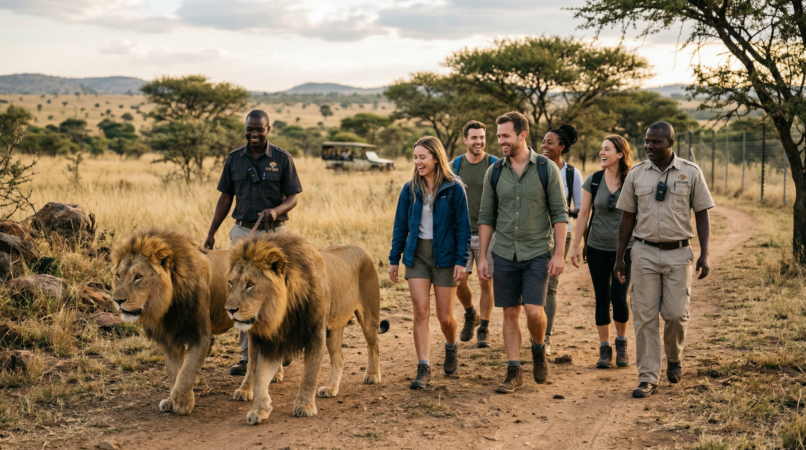 lions park with croco parc