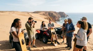 Sunset Sandboarding with Canyon Visit, Quad Bike & Moroccan BBQ Dinner